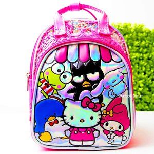 Sanrio Hello Kitty and Friends Mini Backpack Pink Deluxe Tote Bag Purse New